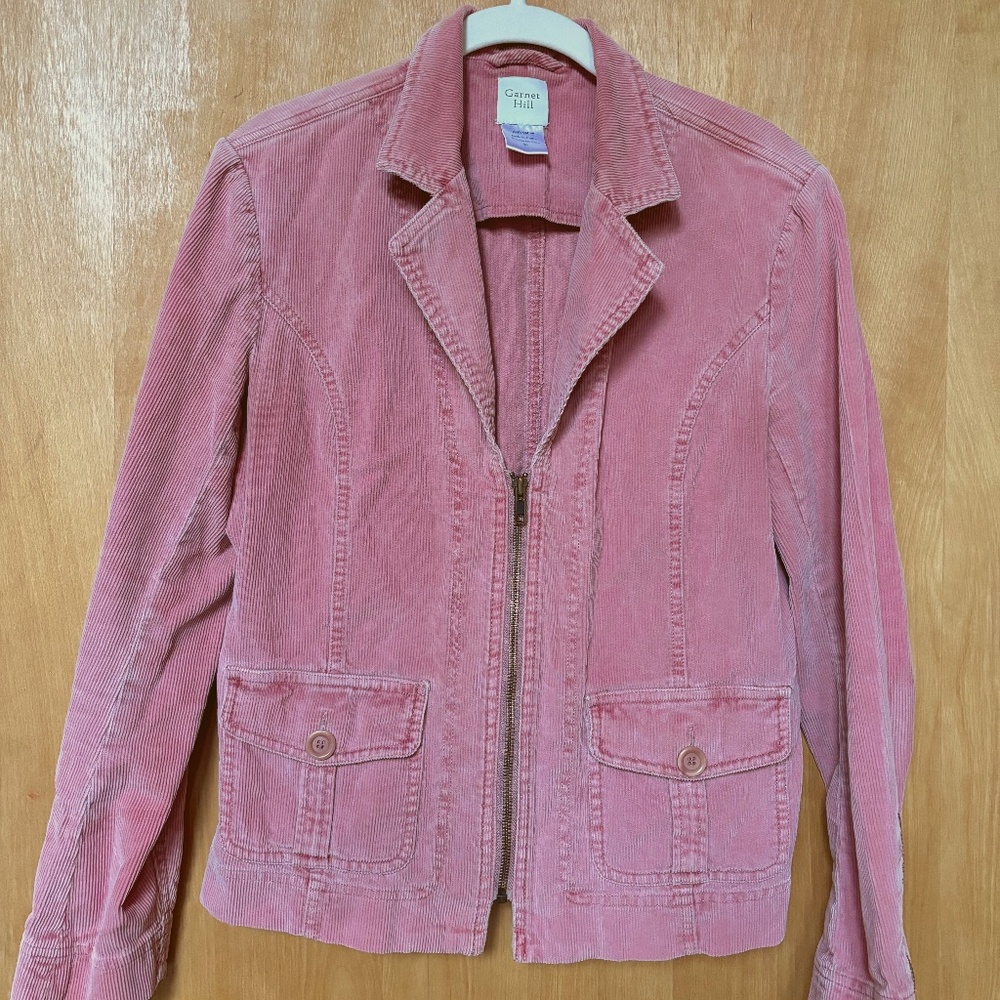 Dusty Rose Corduroy Jacket